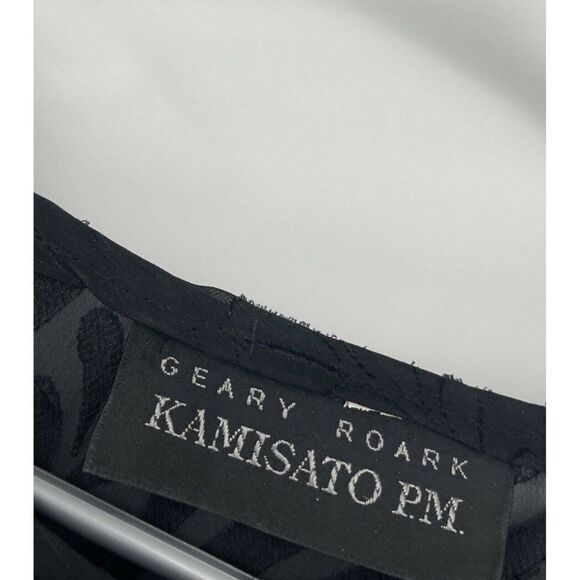 Geary Roark Kamisato Vintage 90s Black Dress W/ Slip - Picture 3 of 5